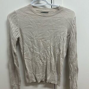 RW&CO. Cream round neck Sweater